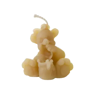 Bear Beewax Candles