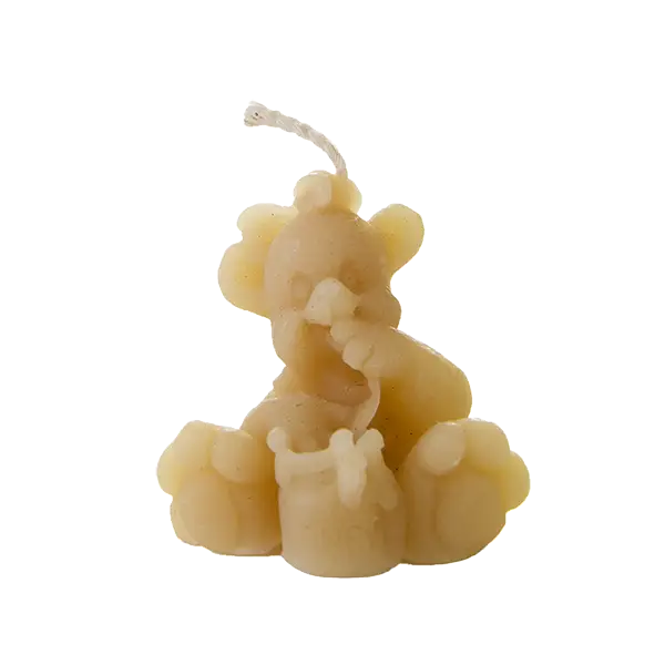 Bear Beewax Candles